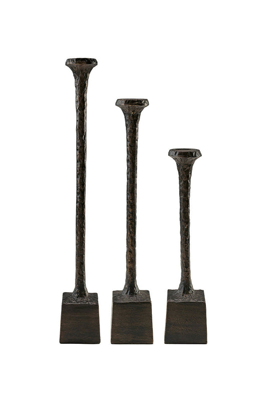 Ljusstakar 3-set - Candela - Antique Bronze