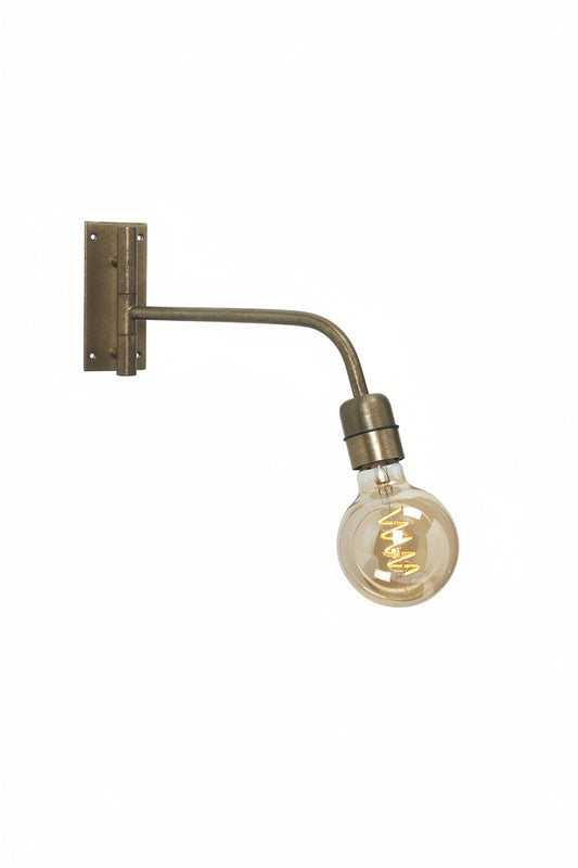 Vägglampa - Base - Beaten Gold