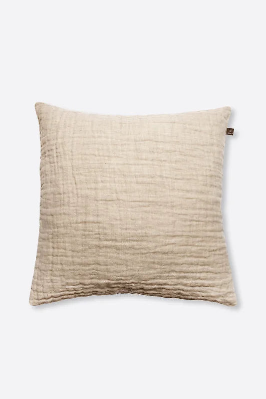 Kuddfodral 50x50cm - Natur - Krinklad