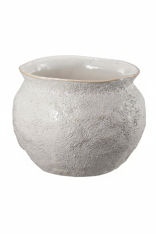 Kruka Ø21cm - Suki - Vit