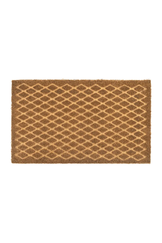 Dörrmatta 45x75cm - Coir - Embossed Grid