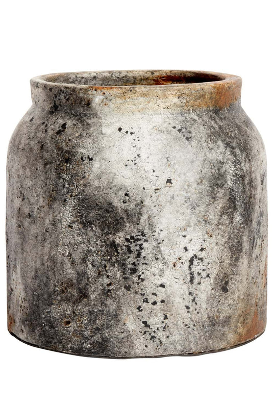 Urna 28x28cm - Echo - Rostgrå