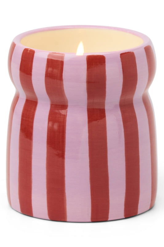 Doftljus - Cabana - Pink Peppermint - Röd/Rosa
