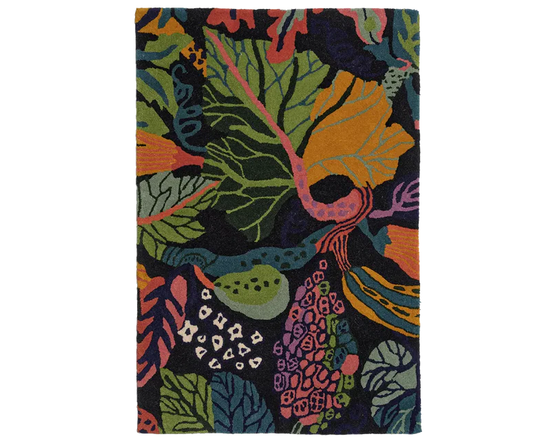 Dörrmatta 60x90cm - Heritage Garden - Svart