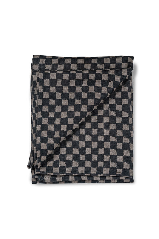 Duk Checki 150x250cm - Svart & Beige
