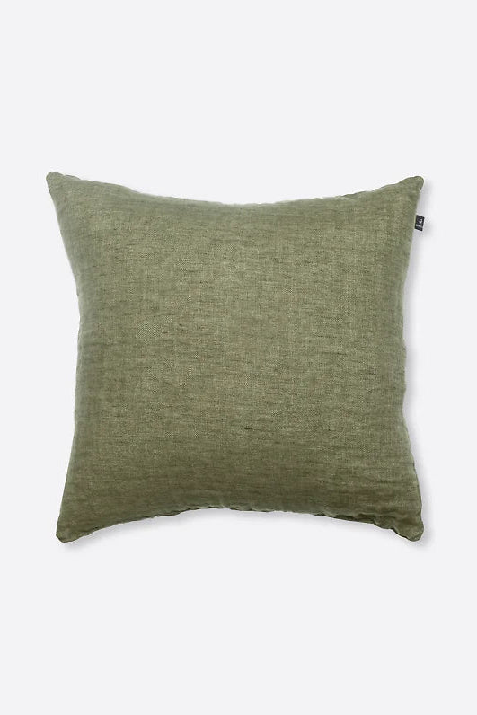Kuddfodral 50x50cm - Grön - Krinklad