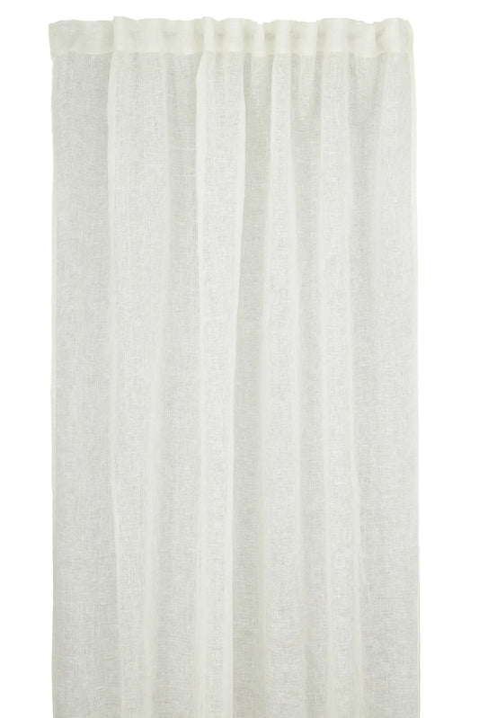 Multibandslängd -Brygge Lino - Dubbelbredd - Offwhite - 300cm