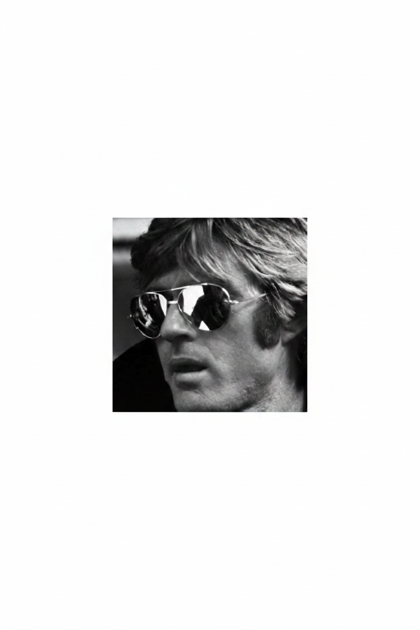 Tavla 50x50cm - Robert Redford - Solglasögon