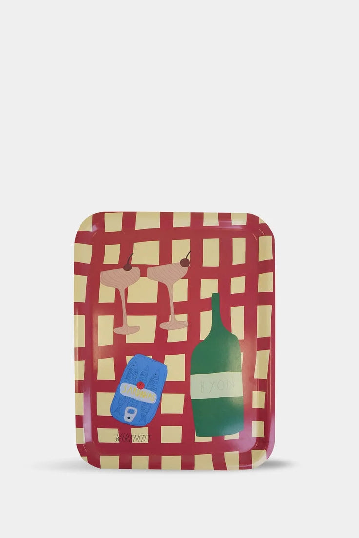 Bricka - Sera - Röd