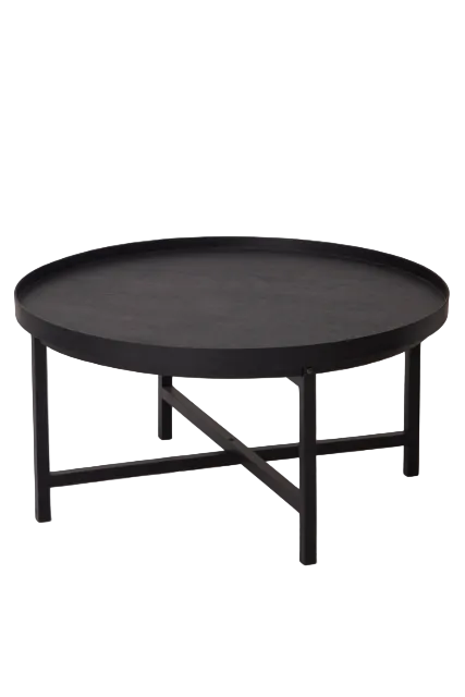 Soffbord Ø90cm - Jaboulet - Svart