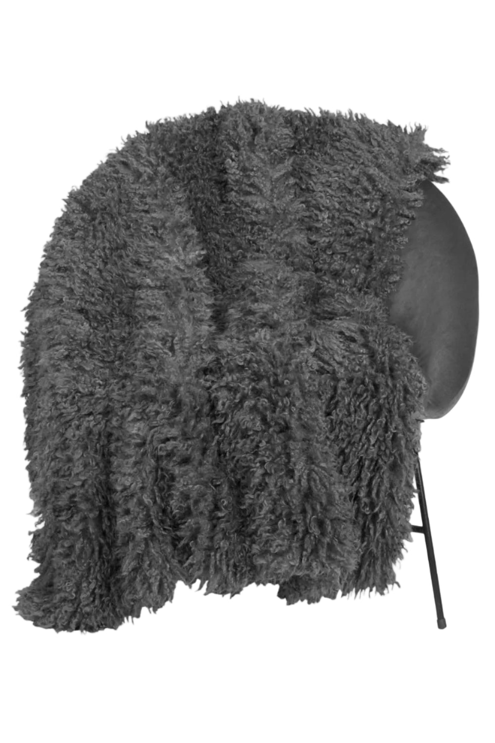Pläd 120x180cm - Wooly - Grey