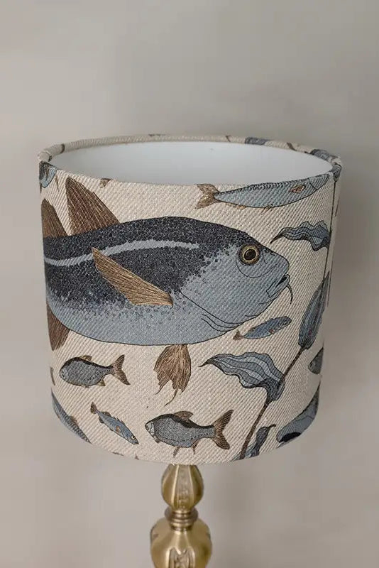 Lampskärm Ø20cm - HavsLiv - Älvblå