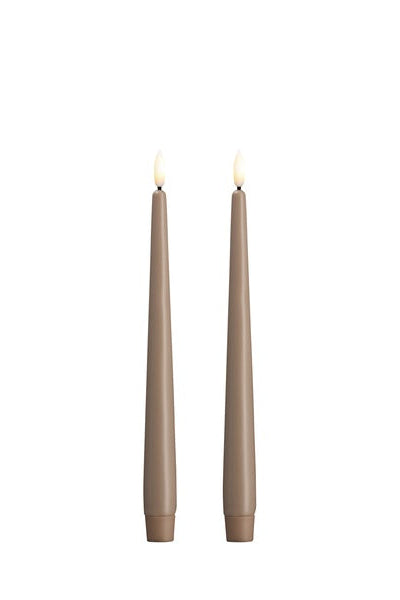 LED-Ljus 23x250mm - Slim Taper - Sand