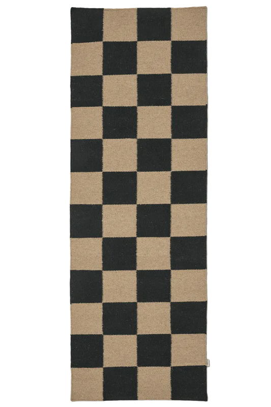 Gångmatta 80x240cm - Svart/Natur