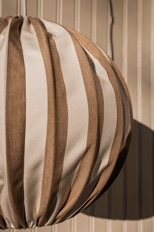 Taklampa - Capri - Taupe/Vit