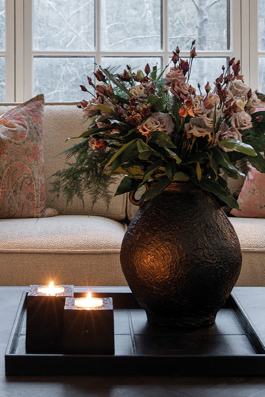Urna - Fiora - Medium - Antique Black