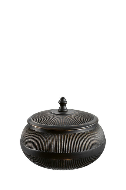 Burk m Lock - 18cm - Antique Bronze