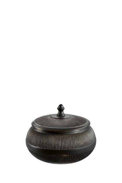 Burk m Lock - 16cm - Antique Bronze