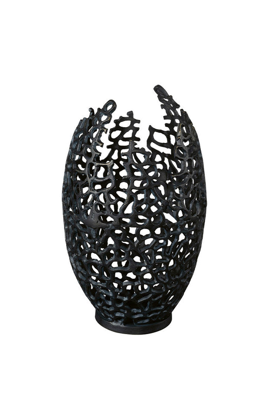 Ljuslykta - Bari - Large - Black