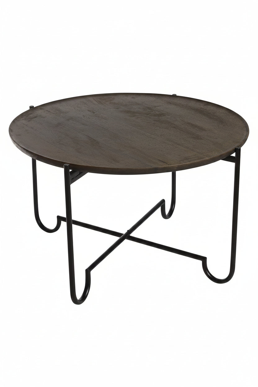 Soffbord Ø80cm - Hoxton - Brun