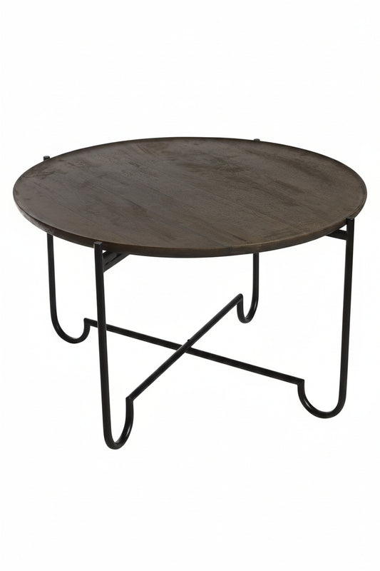 Soffbord Ø80cm - Hoxton - Brun