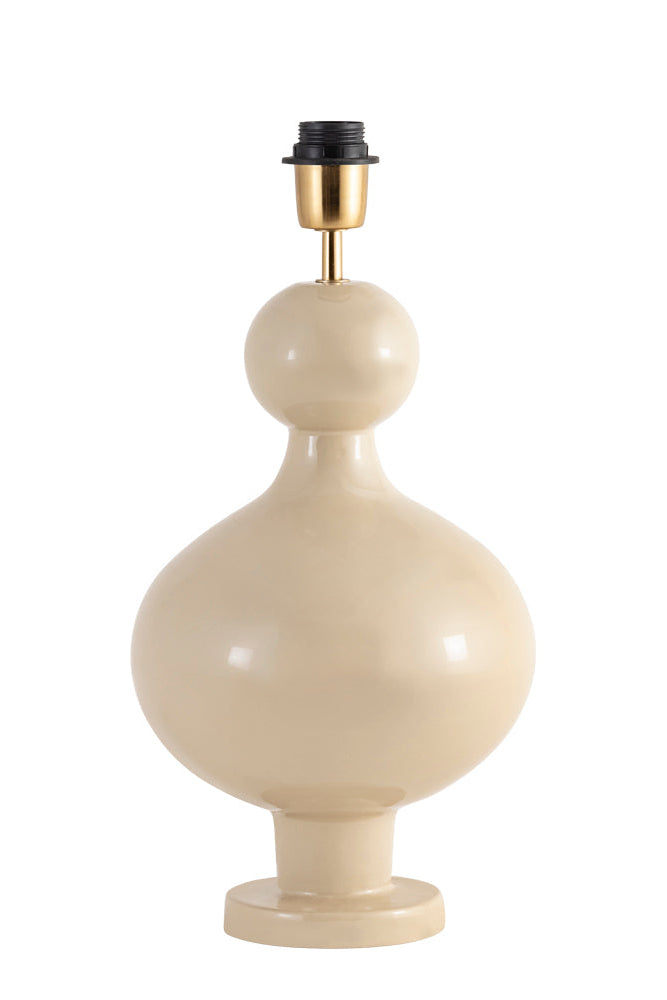 Lampfot 40cm - Fiona - Creme