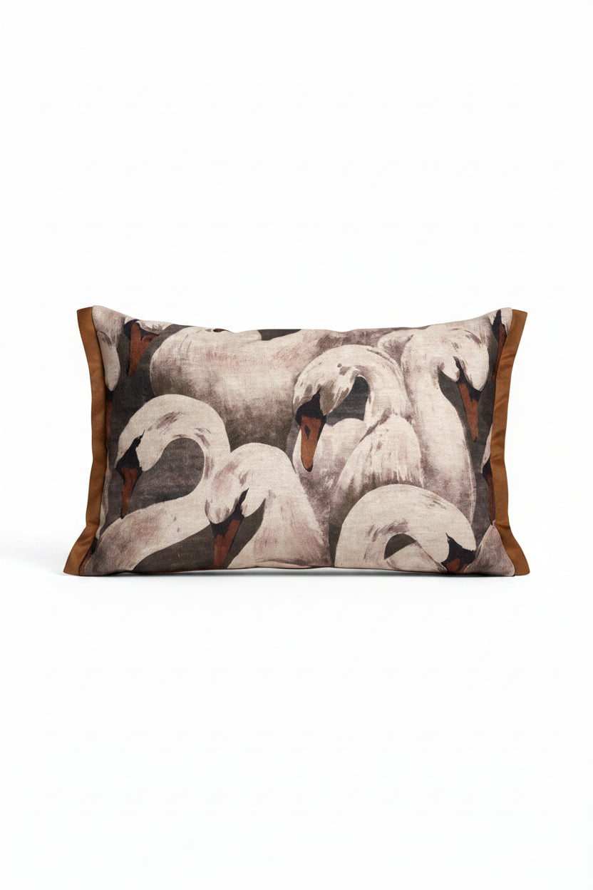Kuddfodral 40x60cm - Swan - Brun