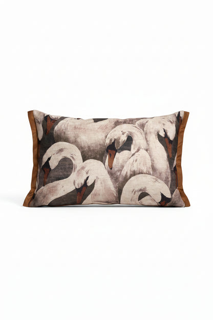 Kuddfodral 40x60cm - Swan - Brun