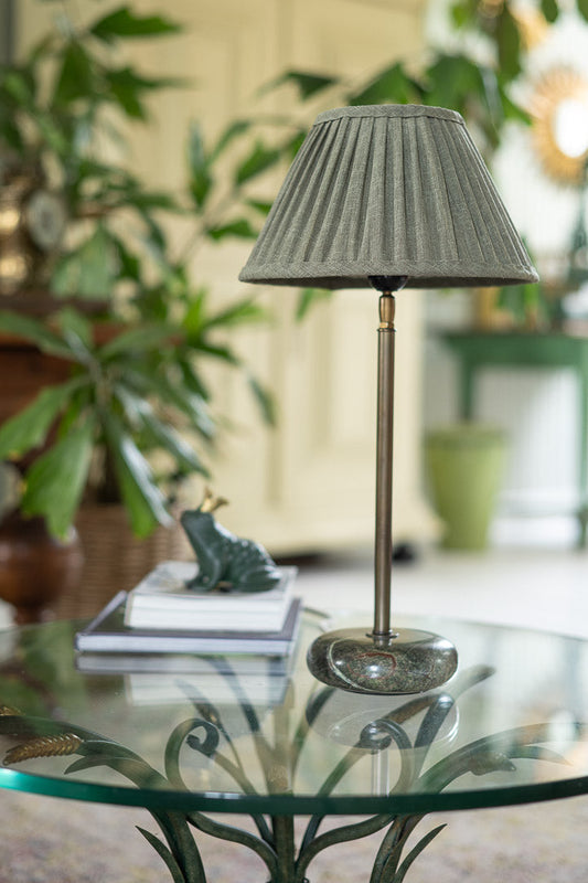 Lampskärm Ø27cm - Emelie Bado - Olivgrön