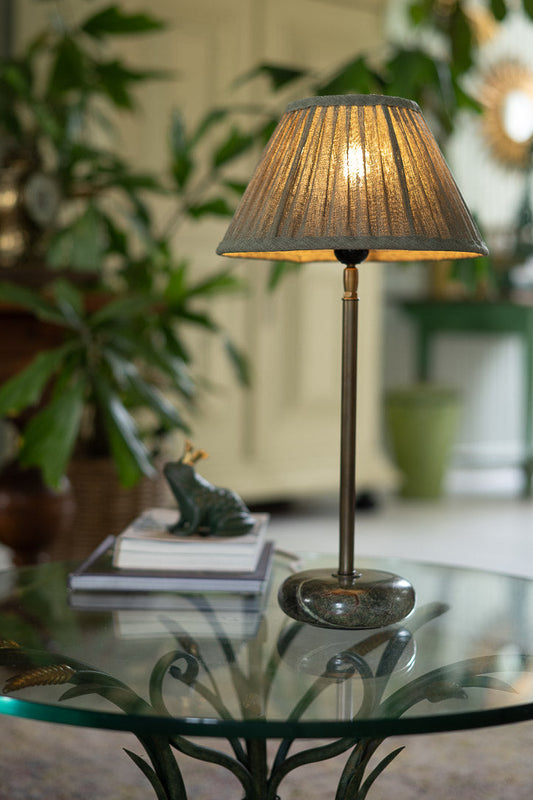 Lampskärm Ø27cm - Emelie Bado - Olivgrön