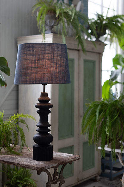 Lampfot 49cm - Svart