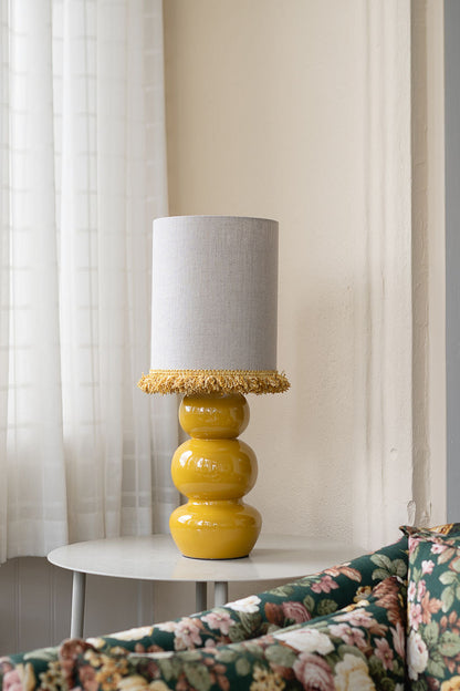 Lampfot 36cm - Becca - Senapsgul