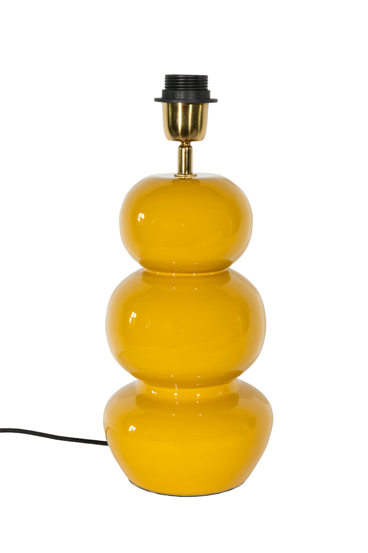 Lampfot 36cm - Becca - Senapsgul