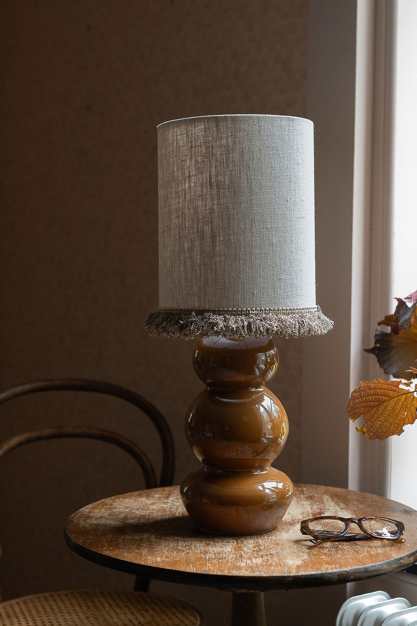 Lampfot 36cm - Becca - Brun
