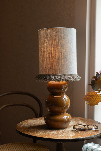 Lampfot 36cm - Becca - Brun