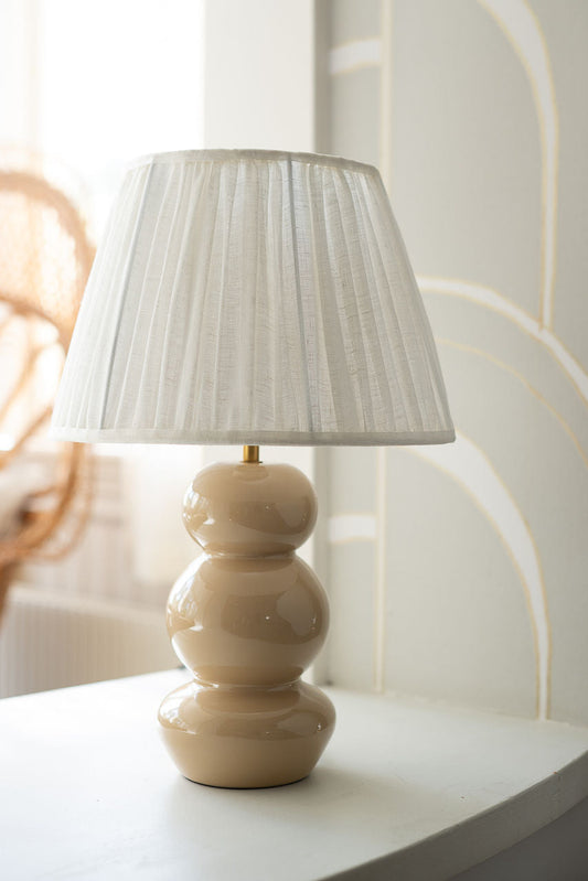 Lampfot 36cm - Becca - Beige