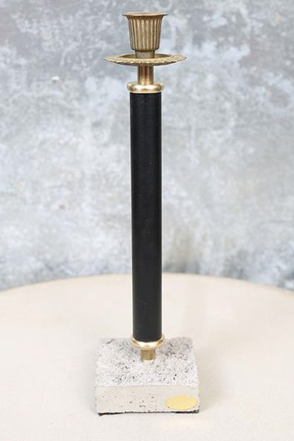 Ljusstake h.32cm - Svart