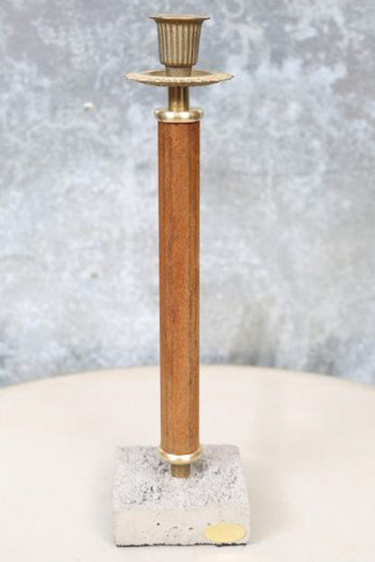 Ljusstake h.32cm - Rost
