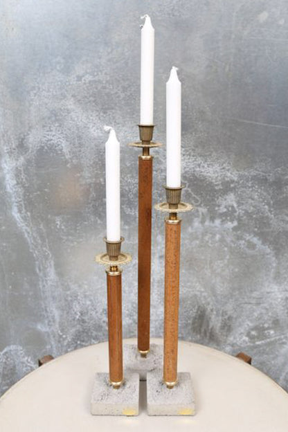 Ljusstake 3-set - Rost