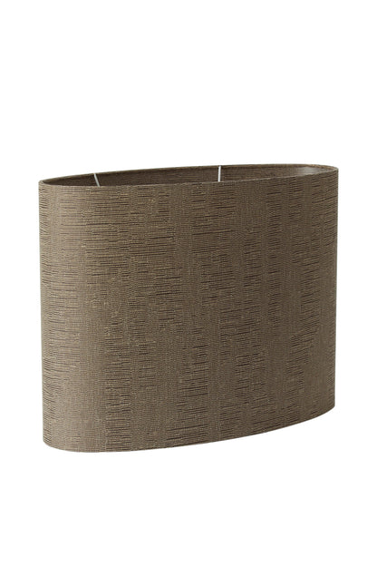 Lampskärm Oval 38cm - Modern Oval - Brun