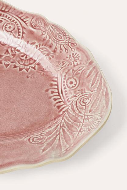 Ovalt Fat 40cm - Old Rose
