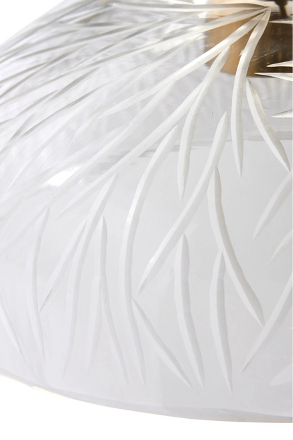 Taklampa 23cm - Klarglas