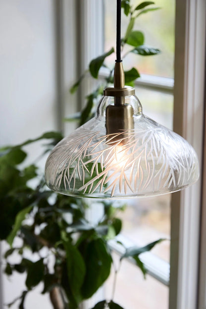 Taklampa 23cm - Klarglas