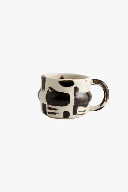 Kopp - Ysia - Svart/Offwhite