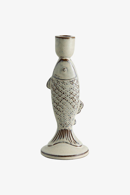 Ljusstake - 24,5cm - Fisk