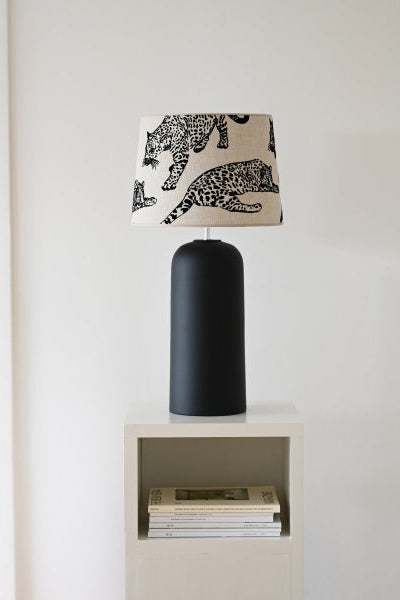 Lampskärm Ø24cm - Botswana - Svart