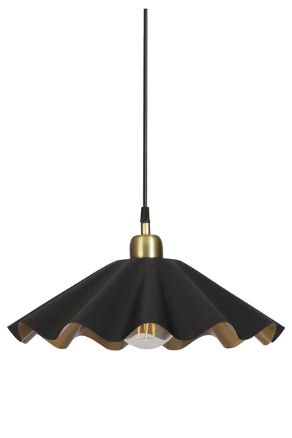 Taklampa Ø51cm - Aira - Svart/Mässing