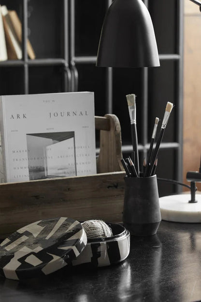 Ask m Lock - Svart/Beige