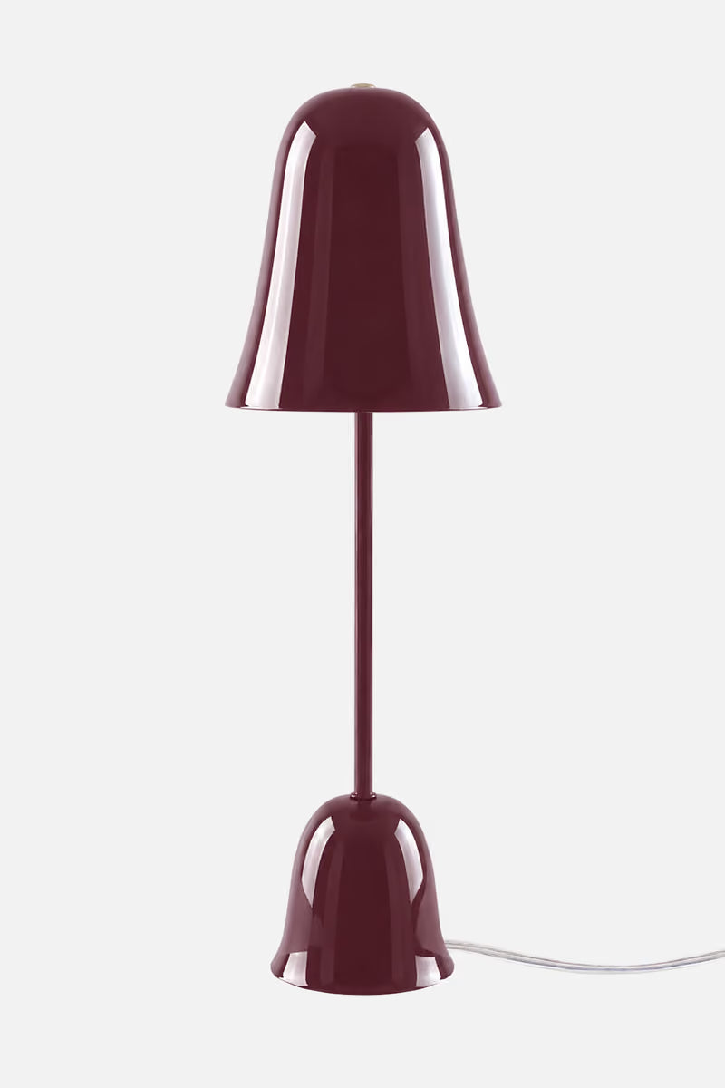 Bordslampa - Blåklockan 16 - Vinröd