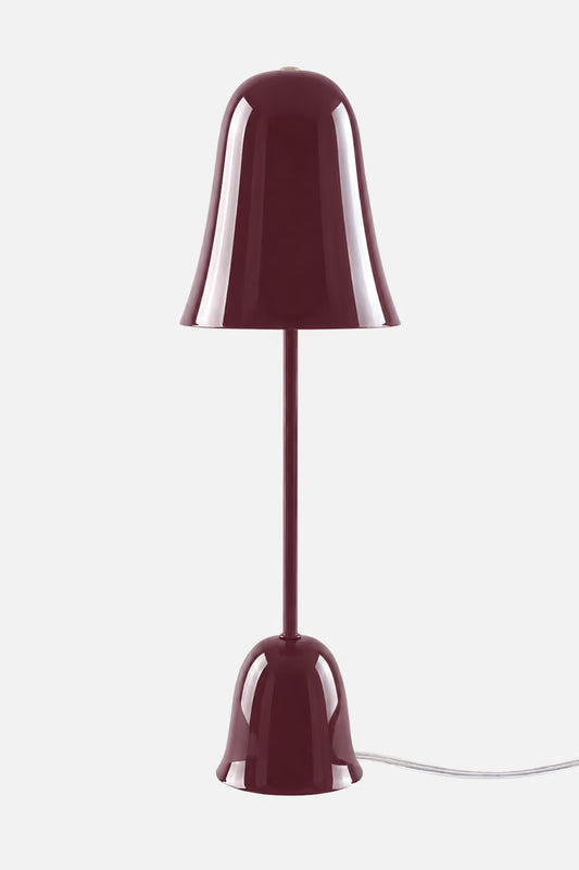 Bordslampa - Blåklockan 16 - Vinröd